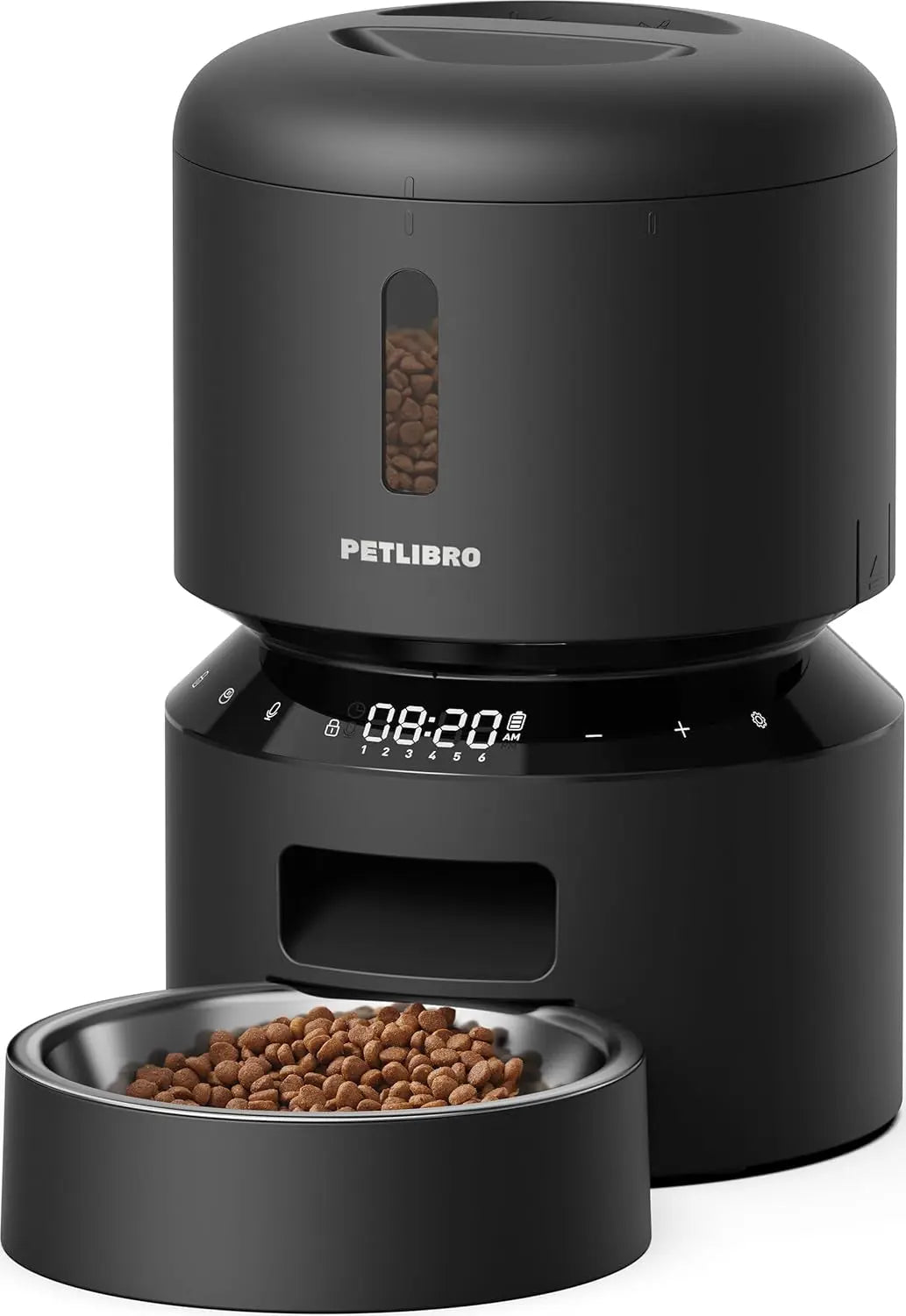 Automatic Pet Feeder 3L/5L with Camera, Timed Portions, Voice Call, Dual Power