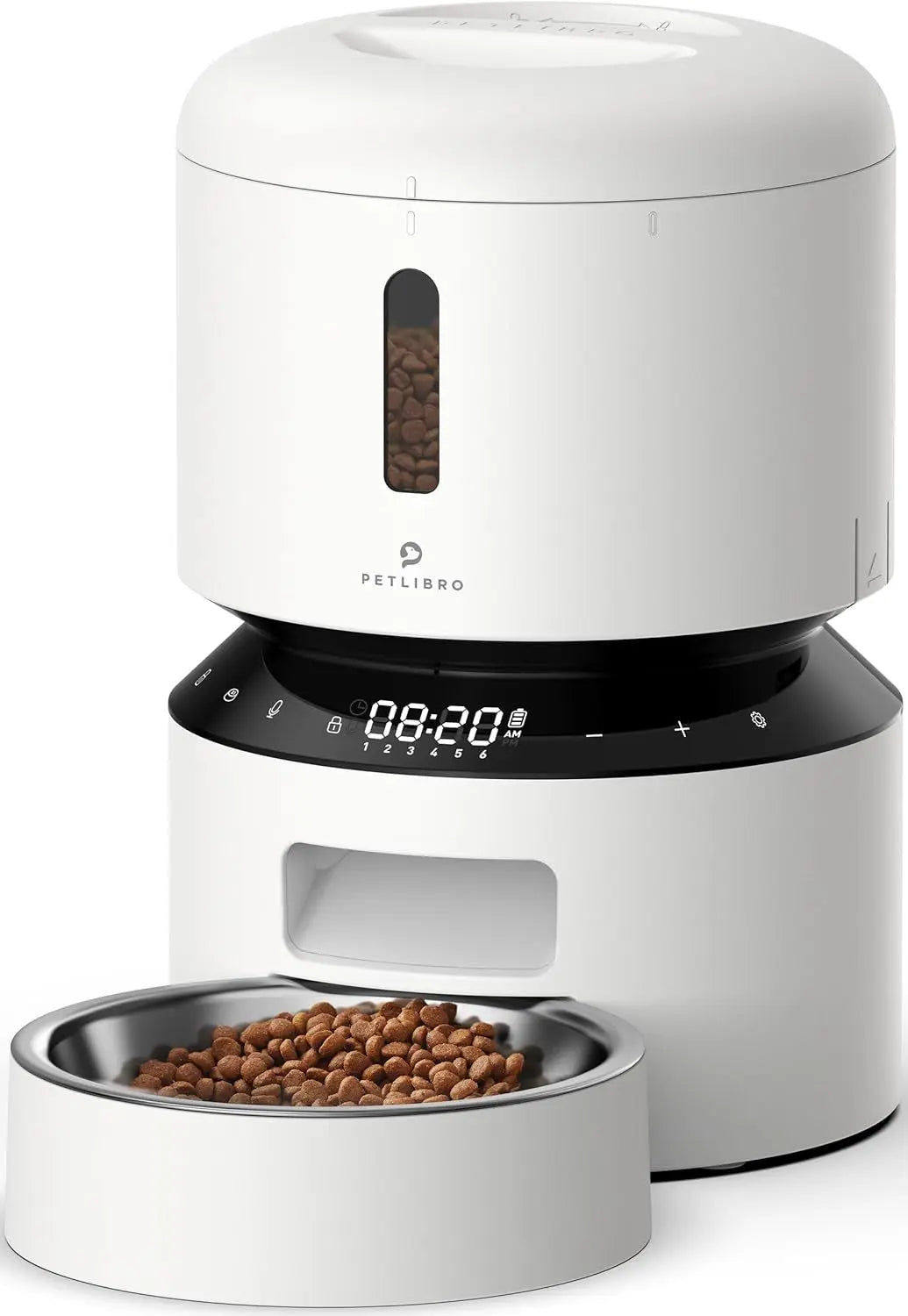 Automatic Pet Feeder 3L/5L with Camera, Timed Portions, Voice Call, Dual Power