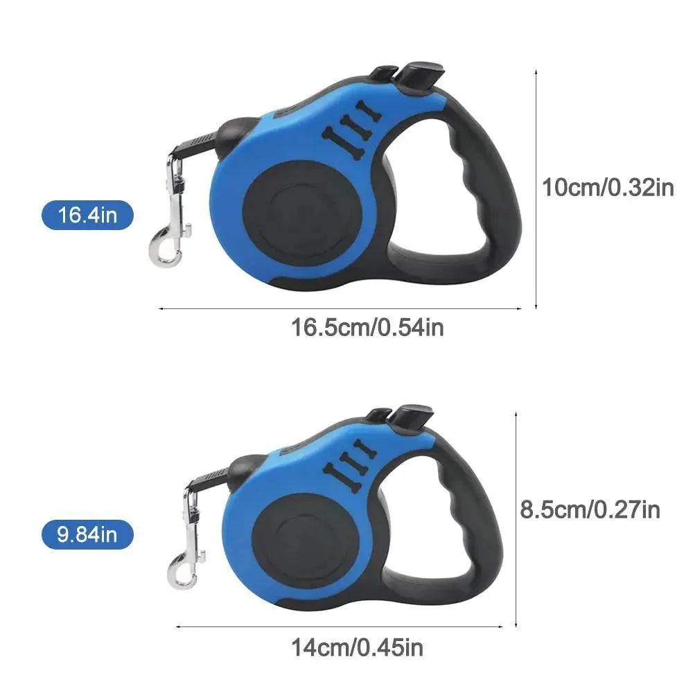 Durable Automatic Retractable Dog No Tangle Comfortable Grip Pet Leash Walking Running Cute Easy Control Leashes Pet Products